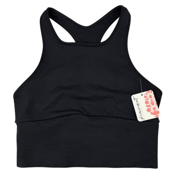 NWT FREE PEOPLE FP Movement Every Single Time Bra Womens Size XS / Small Black - Picture 6 of 10